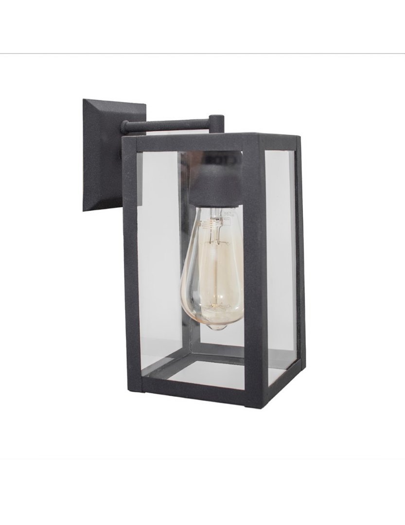 FAROL 4 CARAS BASE CUADRADA E27